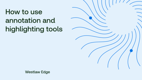 Thumbnail for How to use annotation and highlighting tools