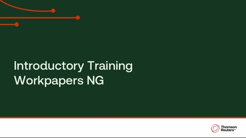 Thumbnail for GoSystem Tax RS Introductory Training Workpapers NG