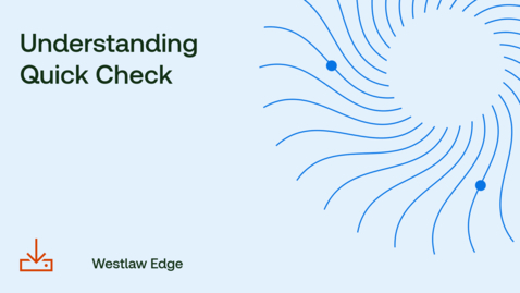 Thumbnail for Understanding Quick Check