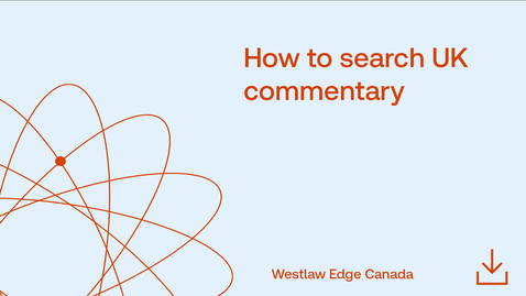Thumbnail for How to search UK commentary