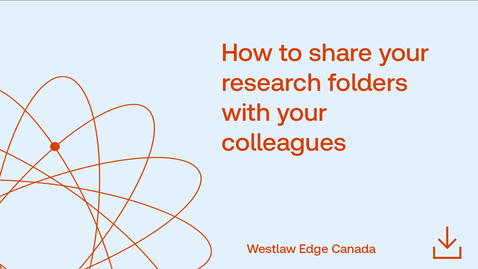 Thumbnail for How to share your research folders with your colleagues