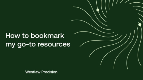 Thumbnail for How to bookmark my go-to resources