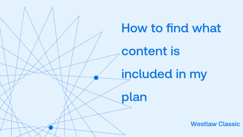Thumbnail for How to find what content is included in my plan