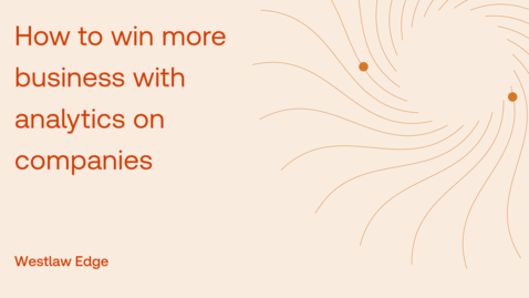 Thumbnail for How to win more business with analytics on companies