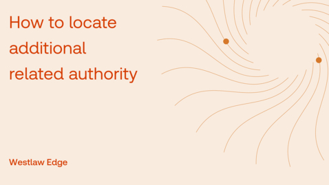 Thumbnail for How to locate additional related authority