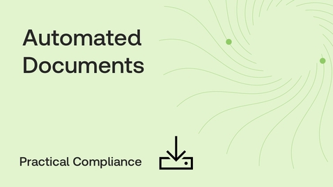 Thumbnail for Automated documents