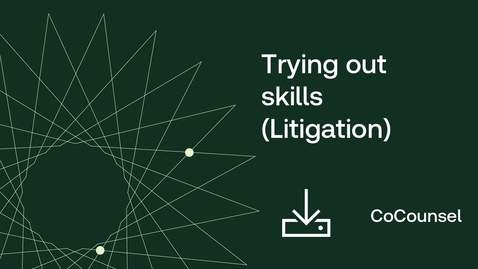 Thumbnail for Taking your first step (Litigation)