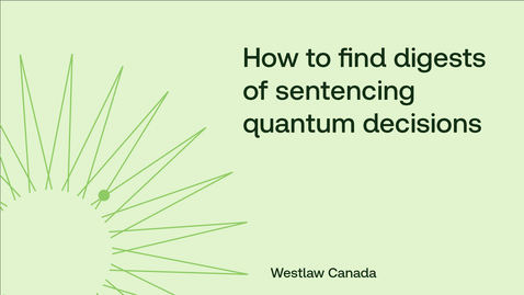 Thumbnail for How to find digests of sentencing quantum decisions
