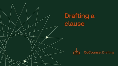 Thumbnail for Draft a clause