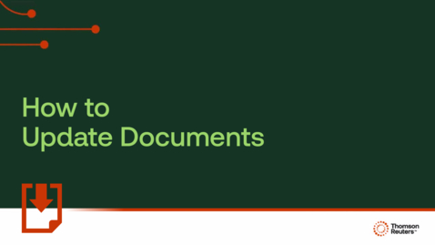 Thumbnail for How to update documents