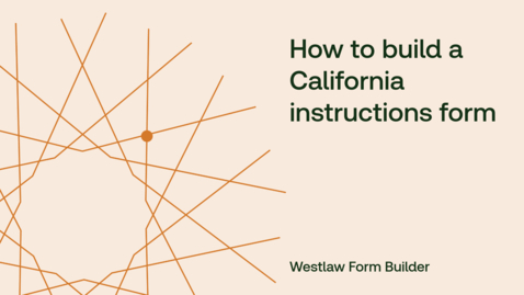 Thumbnail for How to build a California jury instructions form