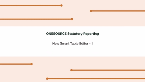 Thumbnail for New Smart Table Editor - 1
