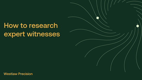 Thumbnail for How to research expert witness
