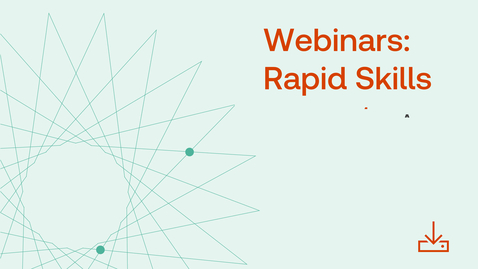 Thumbnail for Rapid Skills Webinars September