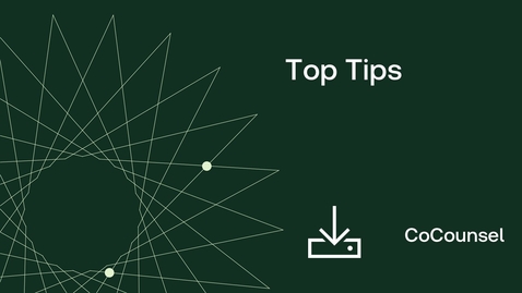 Thumbnail for Top Tips