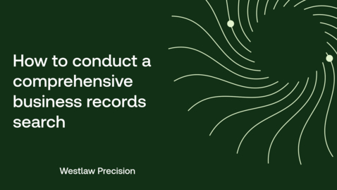 Thumbnail for How to conduct a comprehensive business records search