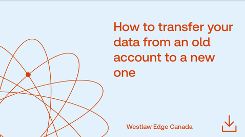 Thumbnail for How to transfer your data from an old account to a new one