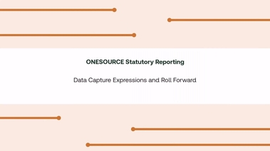 Product Training Us Thomson Reuters Onesource Statutory Reporting
