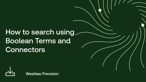 Thumbnail for How to search using Boolean Terms and Connectors