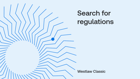 Thumbnail for How to search for regulations