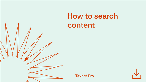 Thumbnail for How to search content