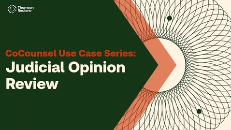 Thumbnail for Judicial Opinion Review
