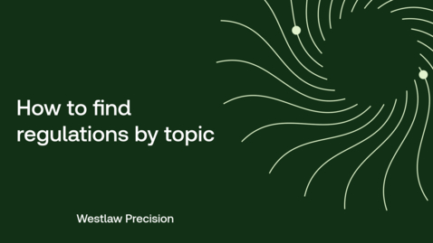 Thumbnail for How to find regulations by topic