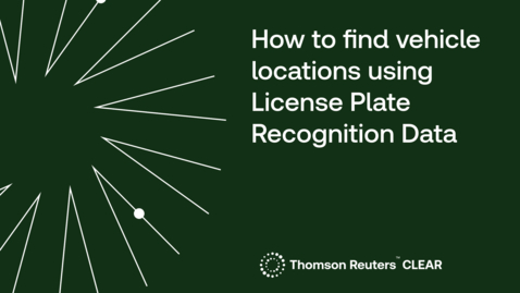 Thumbnail for How to find vehicle locations using License Plate
