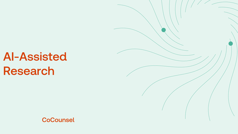Thumbnail for CoCounsel Core- AI Assisted Research