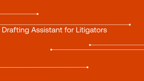 Thumbnail for Drafting Assistant for Litigators