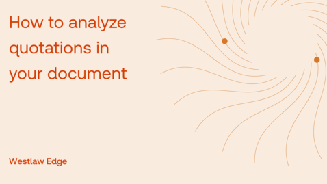 Thumbnail for How to analyze quotations in your document