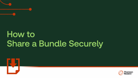 Thumbnail for How to share a bundle securely