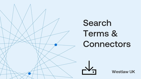 Thumbnail for Search Terms &amp; Connectors