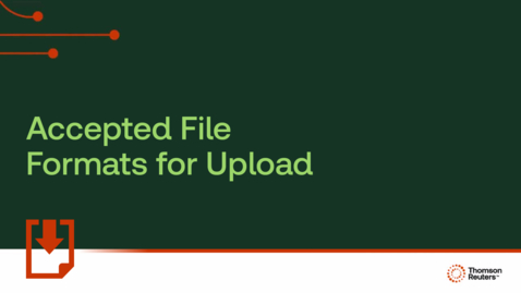 Thumbnail for Accepted file formats for upload