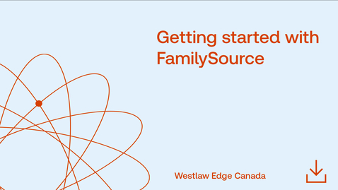 Thumbnail for Getting started with FamilySource