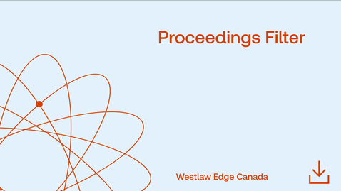 Thumbnail for Proceedings Filter