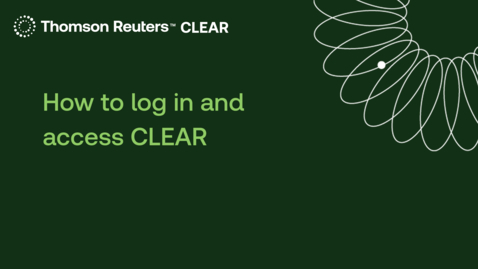 Thumbnail for How to log in and access CLEAR