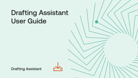 Thumbnail for Drafting Assistant User Guide