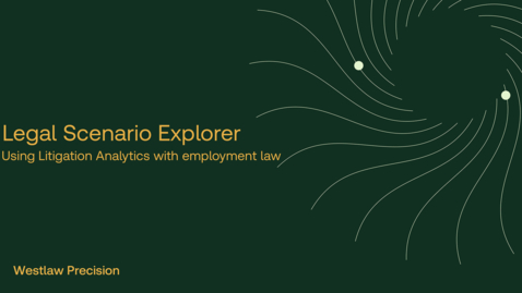 Thumbnail for Using Litigation Analytics with employment law