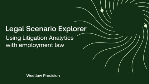 Thumbnail for Using Litigation Analytics with employment law