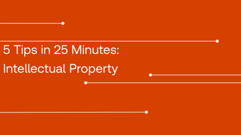 Thumbnail for 5 tips in 25 minutes IP