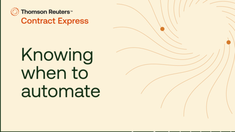 Thumbnail for Knowing when to automate