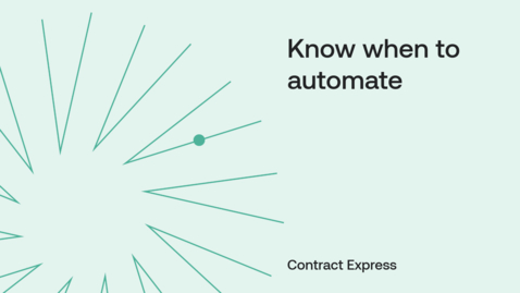 Thumbnail for Knowing when to automate