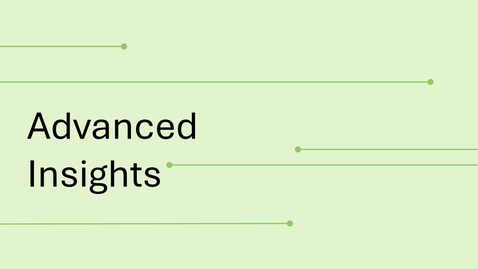 Thumbnail for Advanced Insights: March 2025