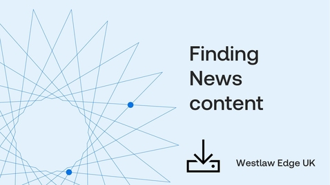 Thumbnail for Using News content