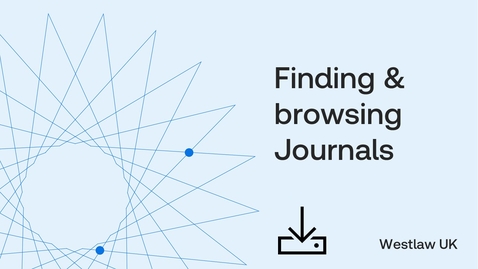 Thumbnail for Journals