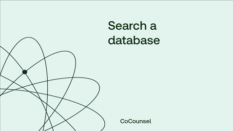 Thumbnail for Search a Database v2.0