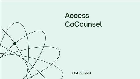 Thumbnail for Access CoCounsel