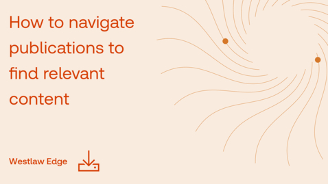 Thumbnail for How to navigate publications to find relevant content