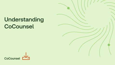 Thumbnail for Understanding CoCounsel